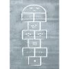 Kindertapijt Hinkelen Blauw -Woninginrichting f200e0d7dada4a50a9f440d11177be14