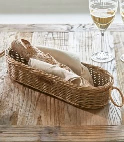 Broodmand Riet, Serveermand Brood - Fresh Baquette - Bruin -Woninginrichting f2a5122788964cda94370c6510d75172
