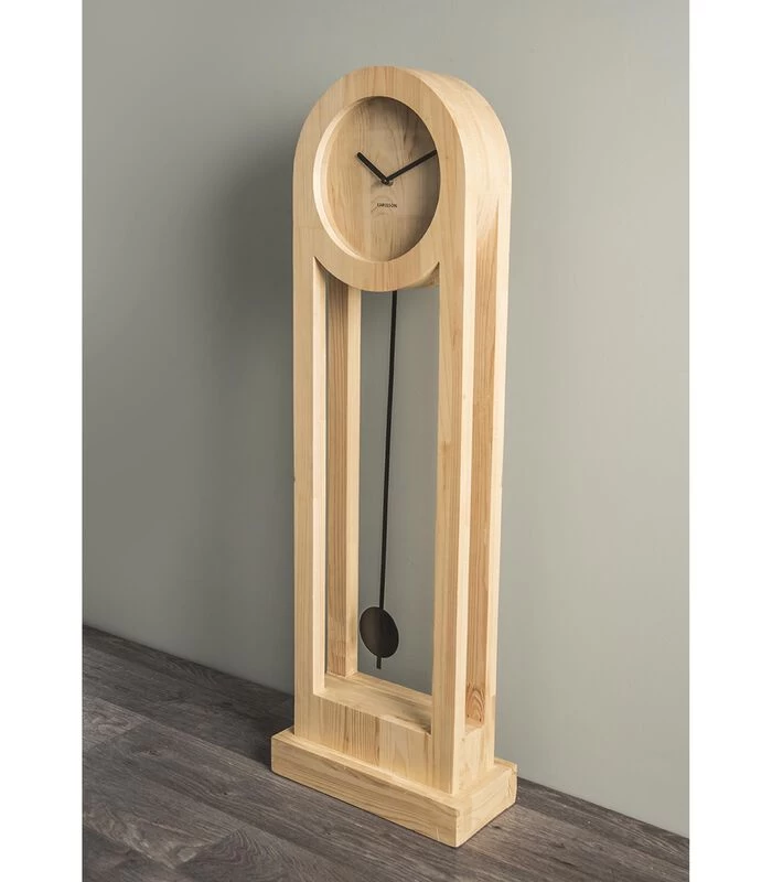Karlsson Vloerklok Lena Pendulum - Grenen Hout - 100x30x11,5cm 4 Karlsson Vloerklok Lena Pendulum - Grenen Hout - 100x30x11,5cm - Afbeelding 2