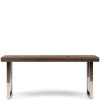 Wandtafel - Haltafel - Washington Sidetable Hout - Zilver -Woninginrichting f35fa5c2d1f04b69b969014a47e3e72f