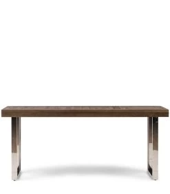 Wandtafel - Haltafel - Washington Sidetable Hout - Zilver