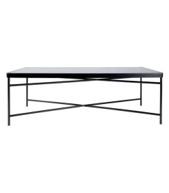 Leitmotiv Salontafel Smooth - Rechthoek Mat Zwart - 120x60x40cm