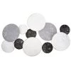 PRESENT TIME Muurkunst Circles - Zwart, Grijs En Wit - Large - 73x47,5x5,5cm -Woninginrichting f52530cbb0d1412598c57a4780d11e8d