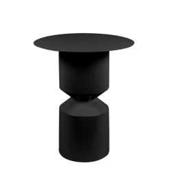 Leitmotiv Bijzettafel Diabolo - Zwart - 40,5x40,5x46,5cm