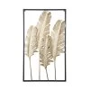 PRESENT TIME Muurkunst Feathers - IJzer, Goud - 89x53x1,5cm -Woninginrichting f981496866094c79a60c31f94cf93055