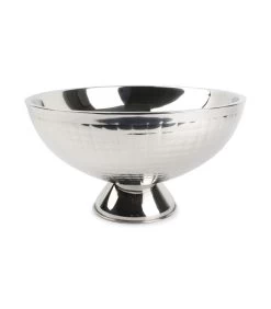 Champagnekoeler 32xH16cm Patroon Zilver Bar