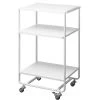 Yamazaki 3-tiered Kitchen Wagon - Tower - White