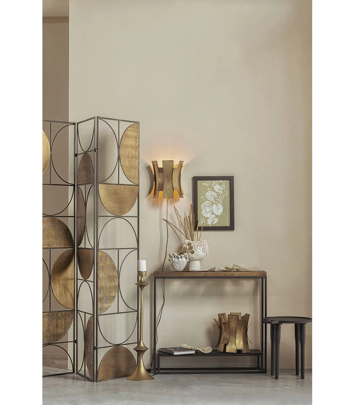 BePureHome Sunday Bijzettafel - Metaal/Glas - Zwart - 74x82x21 4 BePureHome Sunday Bijzettafel - Metaal/Glas - Zwart - 74x82x21 - Afbeelding 2