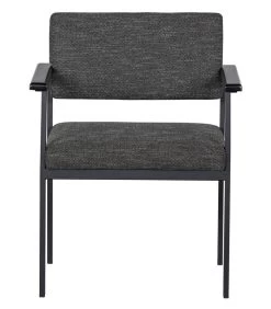 WOOOD Eetkamerstoel Gust - Polyester - Donkergrijs - Set Van 2 9 WOOOD Eetkamerstoel Gust - Polyester - Donkergrijs - Set Van 2 -Woninginrichting fe1810f37918412ca95790a65a352f2c