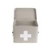 PRESENT TIME Medicijnkist - Medium - Metaal Mat Warm Grijs - 21,5x15,5x16cm -Woninginrichting fe3afe8be182462f999d6e02b2be2108